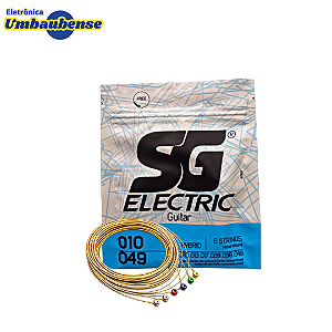 Encordoamento Para Guitarra 010 (Entrega só na Loja Física)