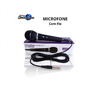 Microfone Dinamico M-1800B (Entrega só na Loja Física)