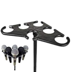 Suporte para 06 Microfones  (Entrega só na Loja Física)