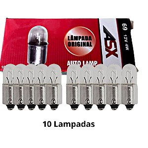 Lampada 69 Transparente 10 Lampadas (Entrega só na Loja Física)