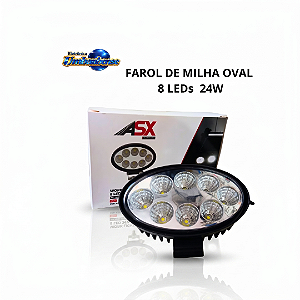 Farol de Milha Oval 24W (Entrega só na Loja Física)
