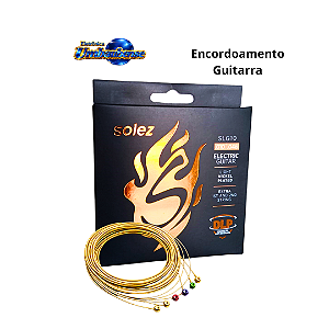 Encordoamento Para Guitarra n.010 Solez (Entrega só na Loja Física)