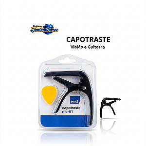 Capotraste para Violão Preto (Entrega só na Loja Física)