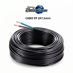 Cabo PP 2x1,5mm (Entrega só na Loja Física)