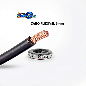Cabo Flexivel 6mm (1mt) (Entrega só na Loja Física)