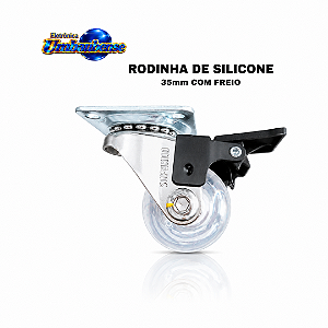 Rodinhas de Silicone 35cm (Entrega só na Loja Física)