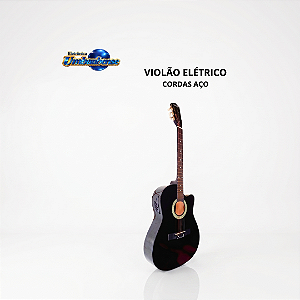 Violão Elétrico Aço 39-A (Retirada só na loja física)