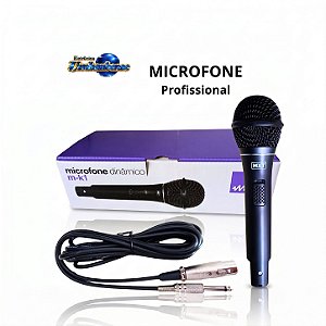 Microfone Dinamico Profissional M-K1 (Entrega só na Loja Física)
