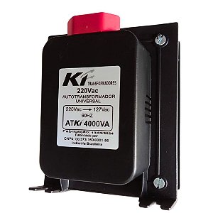 Transformador 110/220v 4000va (Retirada só na loja física)
