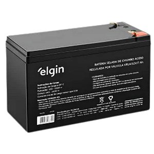 Bateria Selada Elgin 12V 7A  (Entrega só na Loja Física)