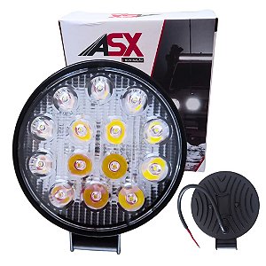 Farol de Led Redondo 42w (Entrega só na Loja Física)