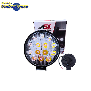 Farol de Led Redondo 42w (Entrega só na Loja Física)