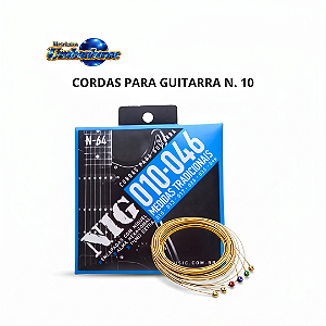 Encordoamento Guitarra 010 NIG (Entrega só na Loja Física)