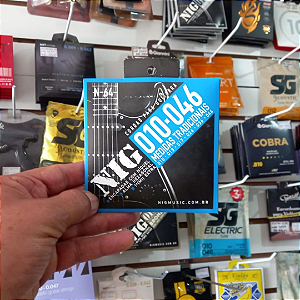 Encordoamento Guitarra 010 NIG (Entrega só na Loja Física)
