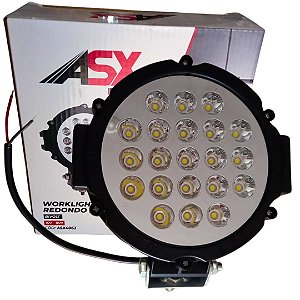 Farol de Led Redondo 63w (Entrega só na Loja Física)