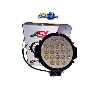 Farol de Led Redondo 63w (Entrega só na Loja Física)