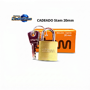Cadeado STAM 20mm (Entrega só na Loja Física)