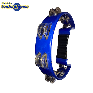 Pandeiro Meia Lua Azul (Entrega só na Loja Física)