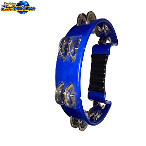 Pandeiro Meia Lua Azul (Entrega só na Loja Física)