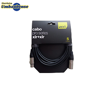 Cabo para Microfone XRL x XLR (Entrega só na Loja Física)