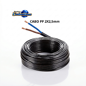 Cabo PP 2x2,5mm - 01 mt (Entrega só na Loja Física)