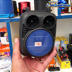 Caixa de Som Bluetooth Portátil com Rádio FM (Entrega só na Loja Física)