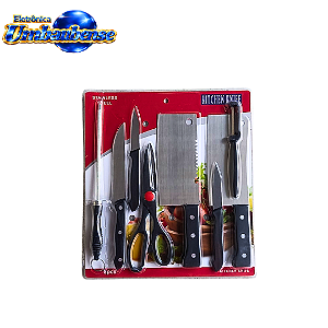 Kit para Churrasco 8 Peças (Entrega só na Loja Física)