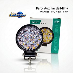 Farol de LED Redondo 42W Gd (Entrega só na Loja Física)