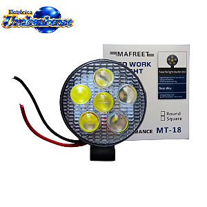 Farol Auxiliar LED MT-18 (Entrega só na Loja Física)