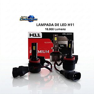Lampada Led H11 - 18000Lumens (Entrega só na Loja Física)