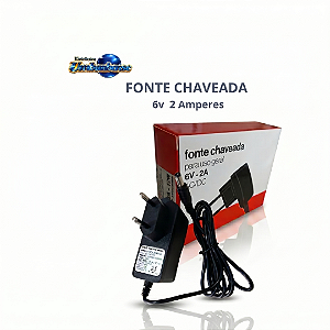 Fonte 6v 2amp (Entrega só na Loja Física)