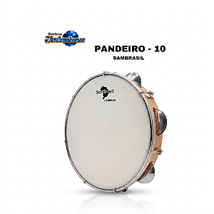 Pandeiro 10 Sambrasil ( Entrega só na Loja Física )