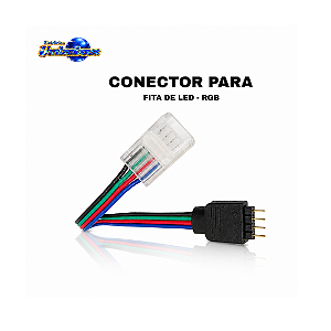 Conector para Fita de LED RGB 4 Pinos | Pronta Entrega em Umbaúba