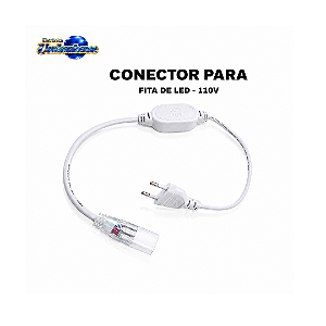 Conector para Fita Mangueira de LED 5050 110V | Pronta Entrega em Umbaúba