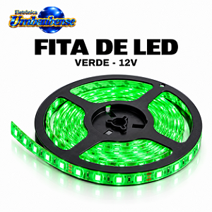 Fita de LED 5050 Verde 12V | Pronta Entrega em Umbaúba