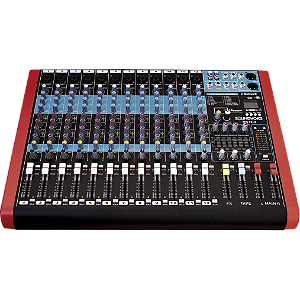 Mesa de Som 12 Canais Soundvoice MS 12.4 EUX