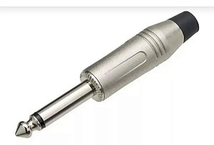 Conector P10 Mono Mxt P04NC-GC1 Prata
