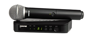 Microfone sem fio Shure BLX24BR/PG58