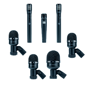 Kit de Microfone para Bateria Kadosh KMD-107 com 7 Peças