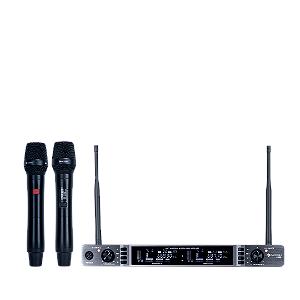 Microfone sem Fio Kadosh K-622M K-COMM Duplo Mão UHF