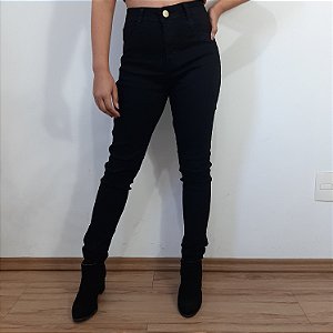 Calça Jeans Skinny Preta