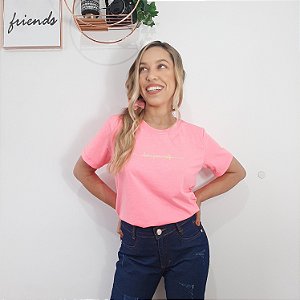 Camiseta Flamingo - Coleção Good Vibes