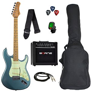 Kit Guitarra Tagima TG530 AZ + Bag Cubo Stand +Kit