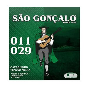 Cordas para Cavaquinho São Gonçalo Niquel .011