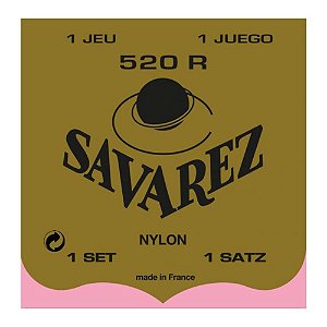 Encordoamento Violão Nylon Savarez 520R Tensão Normal
