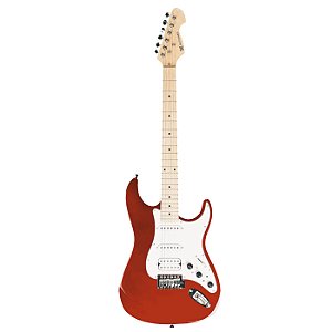 Guitarra Stratocaster Michael Rocker GMS250 Metallic Red com Efeitos