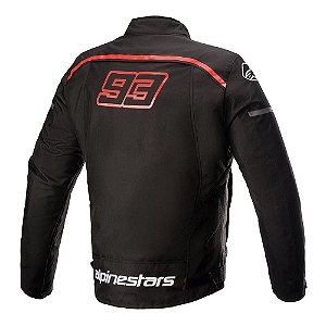 Jaqueta MM93 Austin preto/vermelho Alpinestar