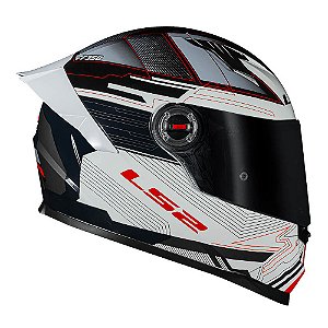Capacete FF358S Classic S Digital Branco LS2