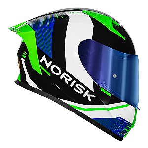CAPACETE FLOW RUN BLACK/WHITE NORISK