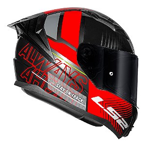 CAPACETE FF810 VIGO SHIFT JEANS TITANIUM/RED LS2
